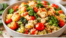 Salada de Quinoa com Legumes Assados